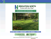 Tablet Screenshot of irrigationnorth.ca